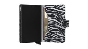 Secrid Miniwallet zebra light grey